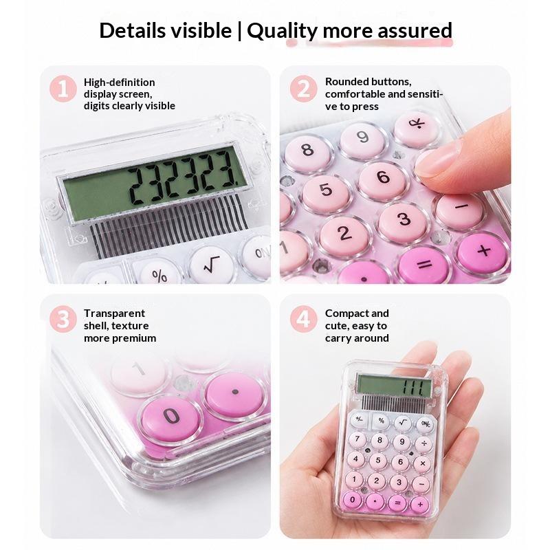 Calculadora Portátil Mini Fofa - Scientific Calculator For Secondary School avaliação e preço